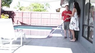 Poolside Cheating Wife - Husband Films His Hotwifes Threesome With Pool Guy