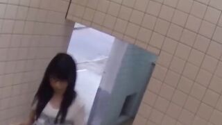 Asian Bombshells - Public Toilet Peek-A-Boos