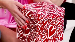 Valentine's Day Surprise - Step-Mom & Neighbor Share Husband With Daughter