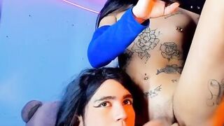Latino Lover Fucks Transgender Chick in Ass-Fucking Adventure