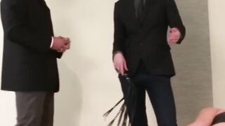Bound Bondage Slut Threesome - Double Penetration with Blowjob & Anal