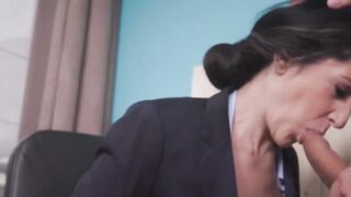 Boss Lady's Big Ass - Anal Office Fuck with Huge Load on Round Booty