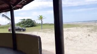 Wild Latin Milf Driii Cordero Fucks Her Way Out Of Debt In Public Beach Sex