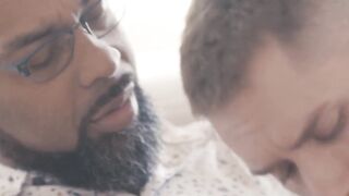 Big Black Dick Pounded Deep in White Ass - Interracial Anal Threesome