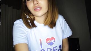 Asian Teen FemBoy's Anal Play with Big Dick Pov BlowJob & Facial