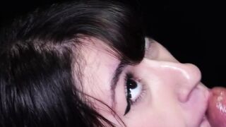 Hot MILF Swallows barely legal Stud's Load - POV Blowjob & Facial