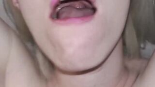 Point Of View - Blondie Babe ROXY LACE Gets Drilled And Creampied Hard