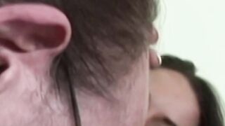 Green-Eyes Babe Rahyndees Skinny Body Devours A Hardcore Fuck