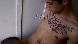 Twinks Teaching Old Dog New Tricks - Twunk's First Anal Lesson