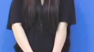 Teen Panties Wetting - Naughty college girl Fingers Hairy Twat In Classroom Corner