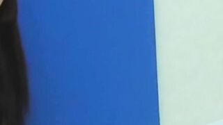 Teen Panties Wetting - Naughty college girl Fingers Hairy Twat In Classroom Corner