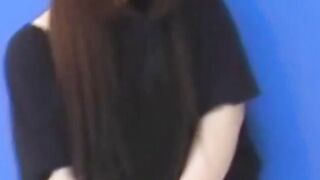 Teen Panties Wetting - Naughty college girl Fingers Hairy Twat In Classroom Corner