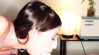 Petite Therapist SONA BELLAS Handles Huge Dick in POV Blowjob & Facial