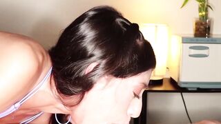Petite Therapist SONA BELLAS Handles Huge Dick in POV Blowjob & Facial