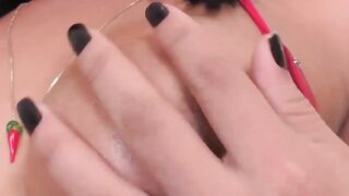 TS Geovanah Orgazms - Masturbating To Ecstasy With A Sex Toy And Anal Play