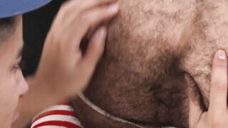 Hairiest Old-School Dad's Fetish - Creamped Up In A Hot Orgy