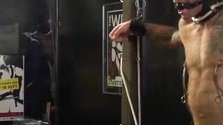 Big Man Dungeons - BDSM Bondage Domination of Huge Dick Guy by Hot Dominatrix