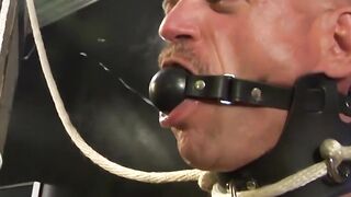 Big Man Dungeons - BDSM Bondage Domination of Huge Dick Guy by Hot Dominatrix