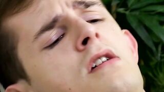 Big-Dick Teen Hunk Jacks Off Noisy Orgasm - PornPros