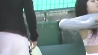 Japanese Teen's Fitness Routine Captured On Camera - Amateur POV