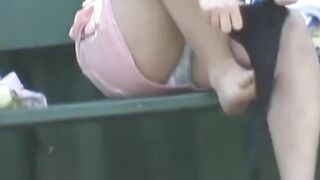 Japanese Teen's Fitness Routine Captured On Camera - Amateur POV