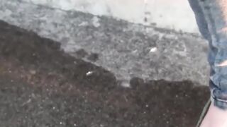 Asian Babe's Piss Play - Fetish Exploration with Solo Female