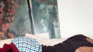 Athletic Hunk Josepth Bank's Ass-Spread Jerkoff Session