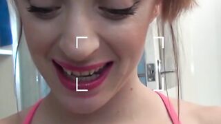 Amateur Babe Paige Fox Devours My Dick - POV Blowjob & Facial