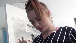 Amateur Babe Paige Fox Devours My Dick - POV Blowjob & Facial