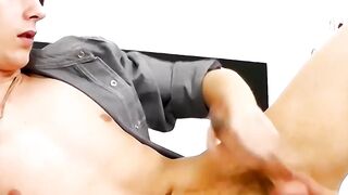 Emotional-Squirt - Hot Emo Guy Squirting After Masturbation