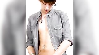 Emotional-Squirt - Hot Emo Guy Squirting After Masturbation