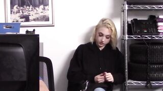 SexySkylarVox - Boss's Daughter Gets A Hard Spanking And Fucked