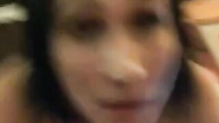 Amateur Babe Rides Big Dick POV Style - Homegrown Video