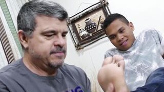 Hair Daddy's Bare Ass Fucking Twinks - Raw Anal Action