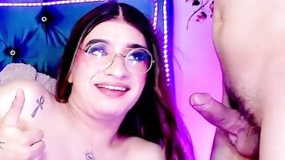Latino Hunk's Girlfriend Gives Him A Blowjob And Rides His Big Dick To Orgasm