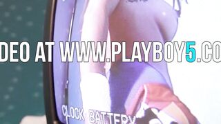 Teen Babe Aubry James Stripping Down to Show Off Her Perfect Body in Soft Core Workout
