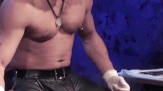 Bondage Domination - Devilish Dominatrix Uses Metal Rod on Submissive Slave's Penis