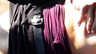 French Cutie's Public Nipple Play & Vibrator Orgasm in Park