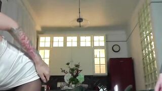 Angry Tomato & Cutie Kristal - Black Pantyhosed Tease Session with Sex Toys