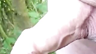 Outdoors Hunk Jacks Off And Shoots A Massive Load In Public