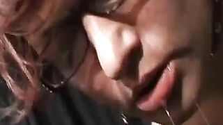 Deepthroat Queen - German Milf Swallows Huge Load in Deep Throat POV