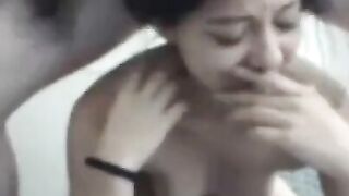 Long Haired Babe Gives Blowjob in Kitchen with Erotic Role Play