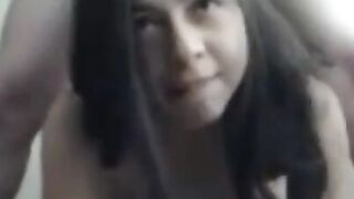 Long Haired Babe Gives Blowjob in Kitchen with Erotic Role Play