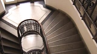 Busty Blonde Slut Bella Babydoll Fucks Her Way Out Of A G String - POV