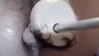 BBW Chubby Girl Rides Sex Machines While Masturbating