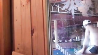 Blondie Babe Leone Korina Gets Fucked In The Locker Room - Hot Blowjob & Hardcore Sex