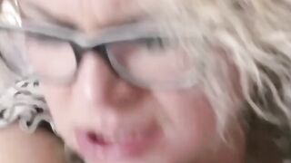 Angel Diamond's Nylon Fetish - Glasses-Wearing Milf Gets Kinked Out