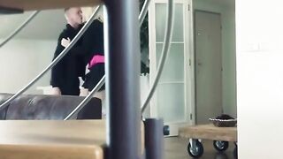 SweetCat's Pink Pantie Fetish - Nylon Footjob & Stocking Blow Job
