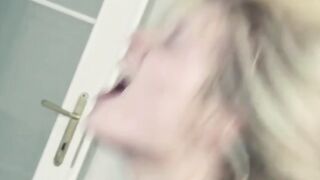 SweetCat's Pink Pantie Fetish - Nylon Footjob & Stocking Blow Job