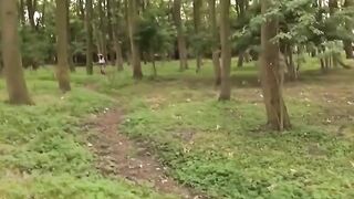 Teen Forest Adventure - Skinny Teen Offers Free Sex in Woods